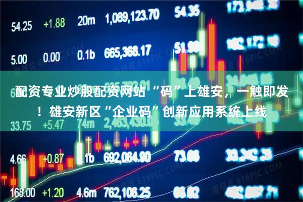 配资专业炒股配资网站 “码”上雄安，一触即发！雄安新区“企业码”创新应用系统上线